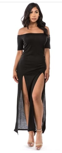 Image 2 of She's a Baddie maxi dress