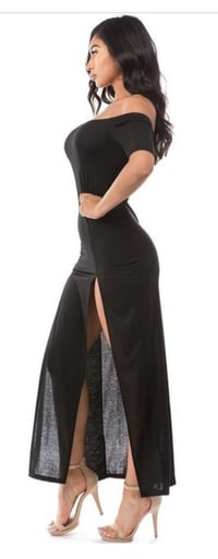 Image 3 of She's a Baddie maxi dress