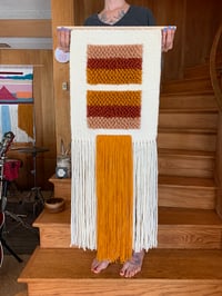 Image 2 of "Amber" Woven Wall Hanging