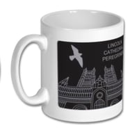 Image 2 of Lincoln Cathedral Peregrine Mug