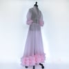 CLEARANCE SALE!  Baby Pink "Juliette" Sheer Dressing Gown 