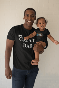 Image 2 of G.O.A.T. Dad T-Shirt