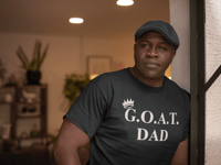 Image 3 of G.O.A.T. Dad T-Shirt