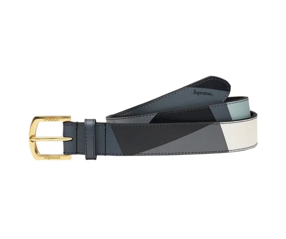 Supreme Emilio Pucci Belt Black