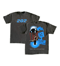 Ace Grime x Stellar Mortals Charcoal Grey Tee