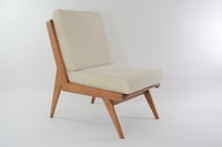 Image 1 of Fauteuil L velours côtelé