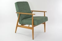 Image 1 of Fauteuils Fox vert chiné