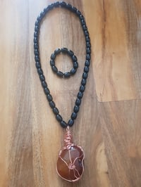 Image 1 of Carnelian Necklace Set