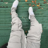 Cloud sweats cargo pocket (light grey) 