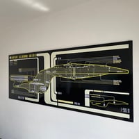 Image 3 of USS Enterprise 1701-D Large Panel Print