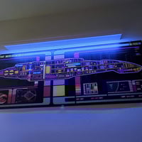Image 2 of USS Defiant NX-74205 Large Panel Print