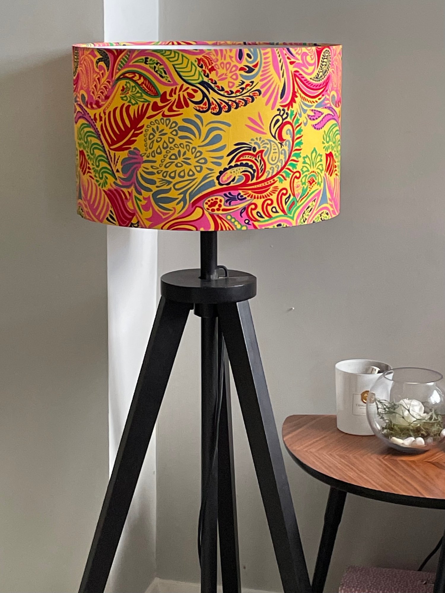 Image of Ankara Print Menzi Yellow/Red Shade