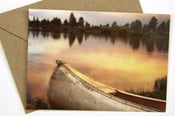 Image of Canoe at Greens Lake Postcard w/Envelope - Ashley National Forest