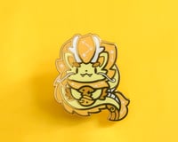 Yellow Dragon Enamel Pin