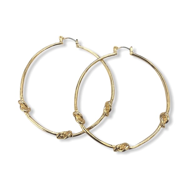Image of LOVE KNOT HOOPS