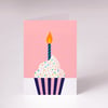 Pink Cupcake Birday Greeting Card