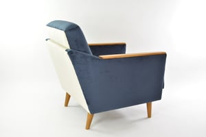 Image of Fauteuil Cube Grand tricolore
