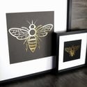 Manchester Bee - Framed Gold