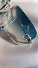 Image 2 of Chanel Ocean Blue Diamanté Sunglasses 