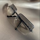 Image 1 of Chanel Rare Full Diamanté Sunglasses 