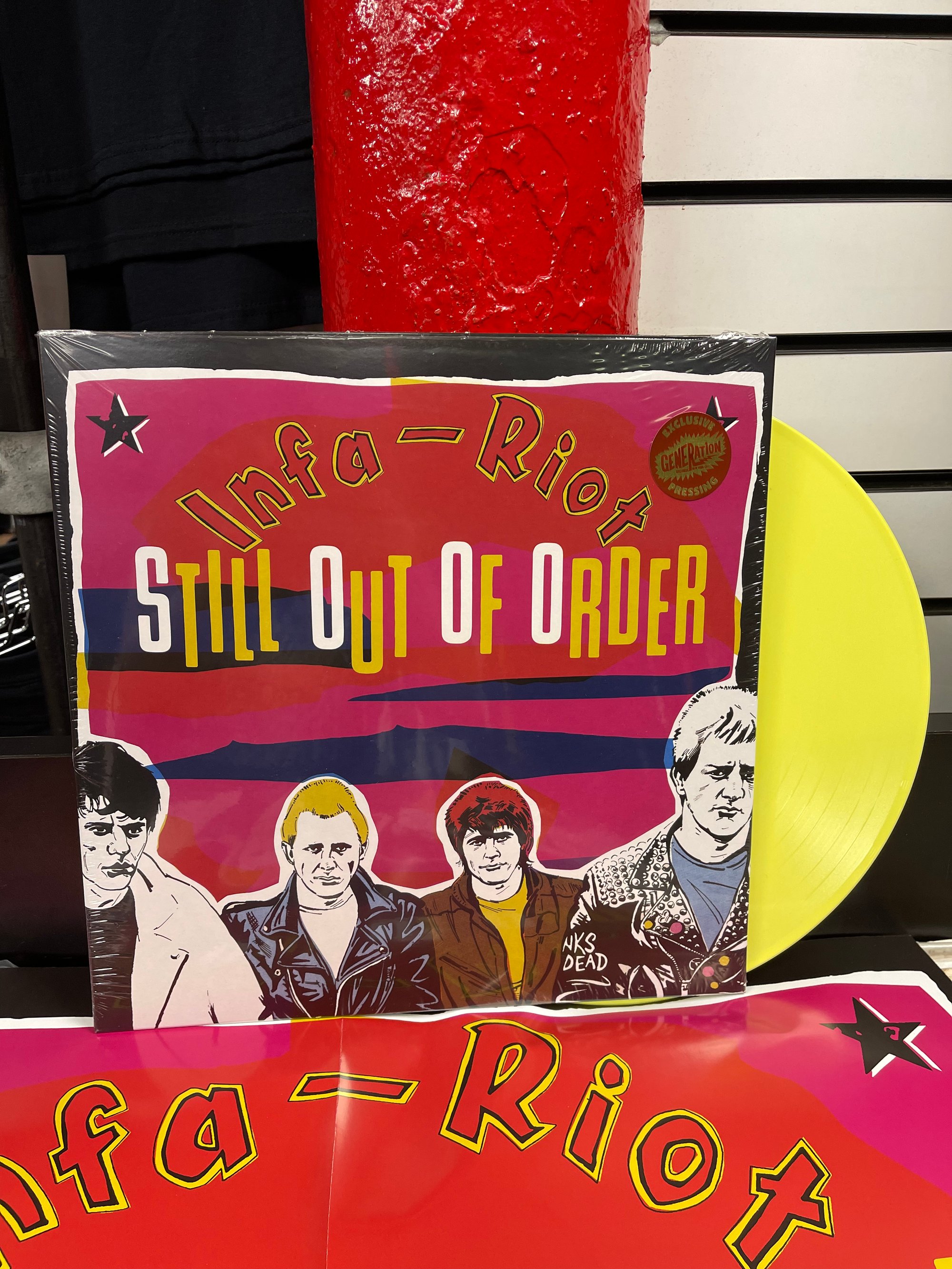 Infa-Riot -Still Out of Order Generation Records Exclusive Yellow Vinyl ...