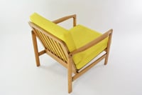 Image 2 of Fauteuil BZ velours côtelé jaune fluo