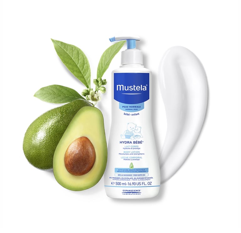 Mustela Hydra Bebe body lotion 300ml – with organically farmed avocado Image 2