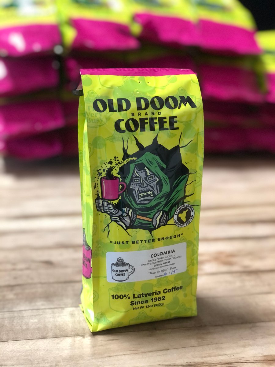 Old Doom Brand Coffee Colombian Single Origin | The Rubbish Rubbish