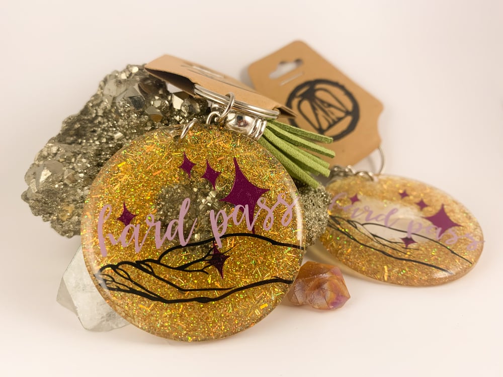 Image of Hard Pass Keychain