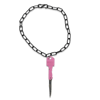 SELF-DESTRUCT CLAUSE CHOKER NECKLACE*