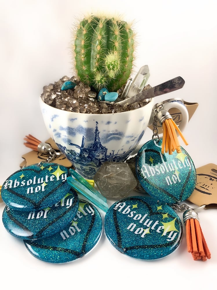 Image of Absolutely Not Keychain