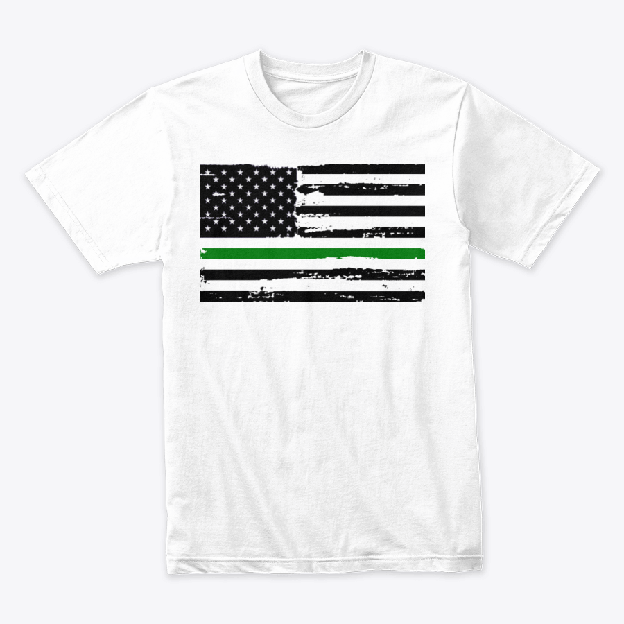 Image of GREEN LINE STEALTH FLAG TEE