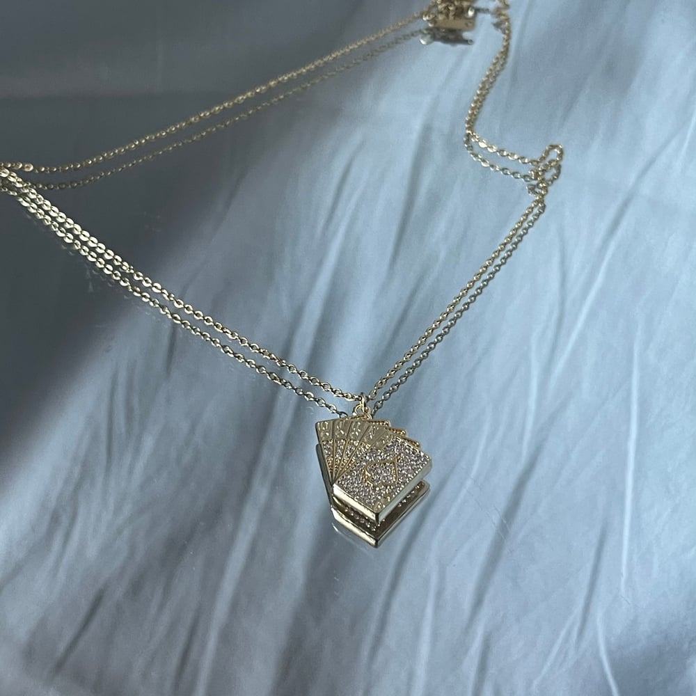 Image of A Game Of Cards Necklace 