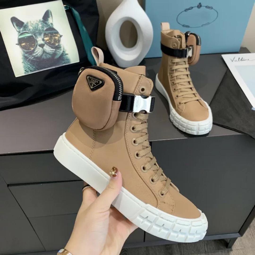 prada pouch sneakers