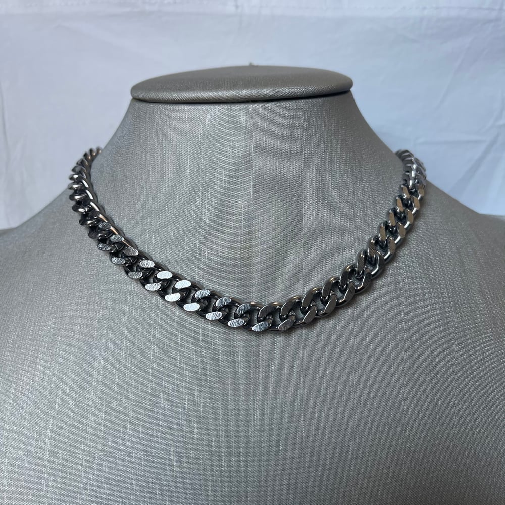 Image of Silver Rustic Cuban Chain 