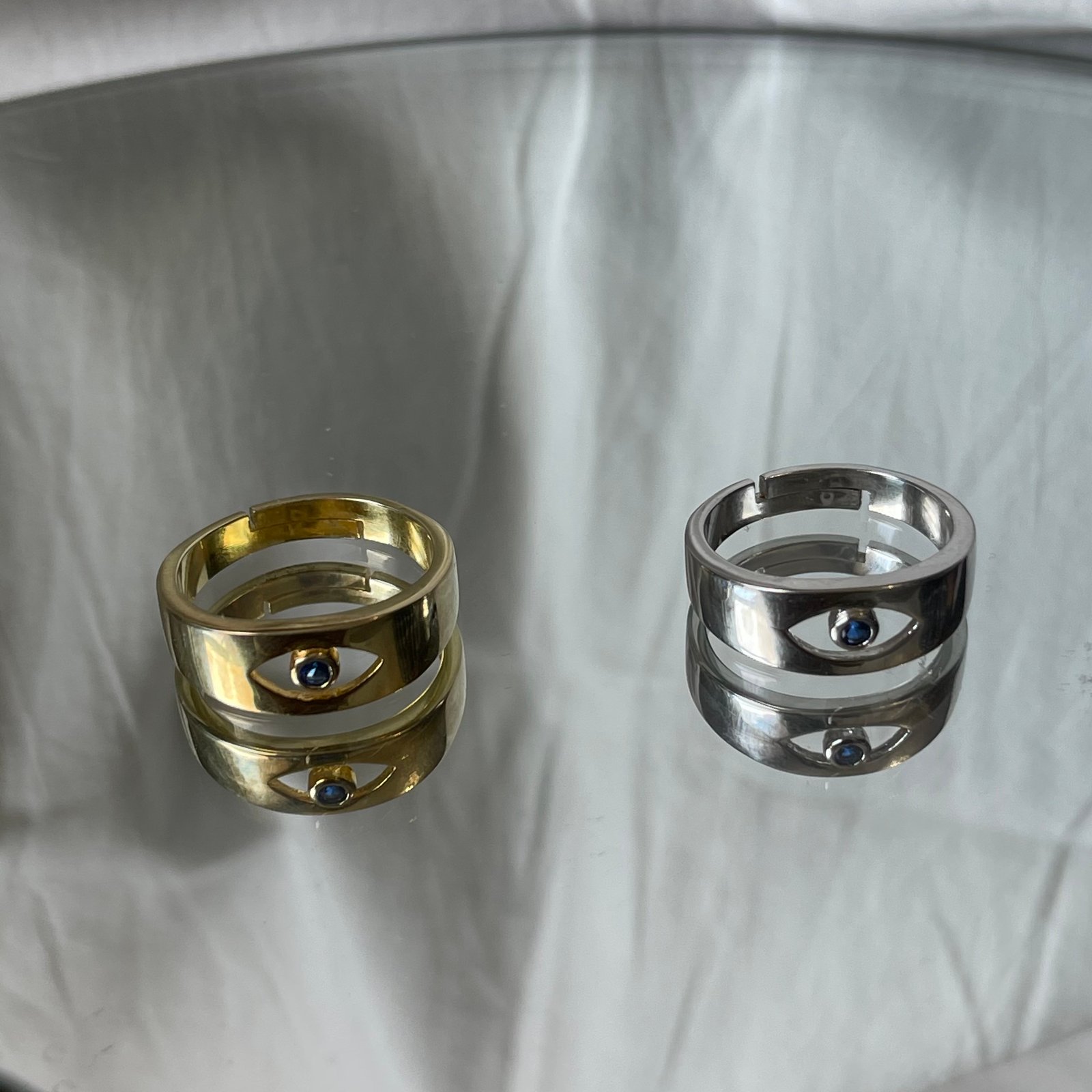 JEWELRY :: Rings :: Men Rings :: Silver Evil Eye Ring Men - Christina  Christi Handmade Products