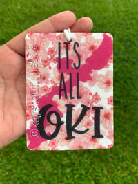 It’s all Oki  Car Freshener