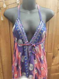 Image 3 of BOHO jumpsuit pink and blue