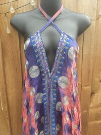 Image 4 of BOHO jumpsuit pink and blue