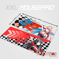 Mai Sakurajima & Zero Two - Race Queen Mousepad