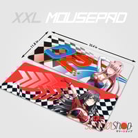 Mai Sakurajima & Zero Two - Race Queen Mousepad