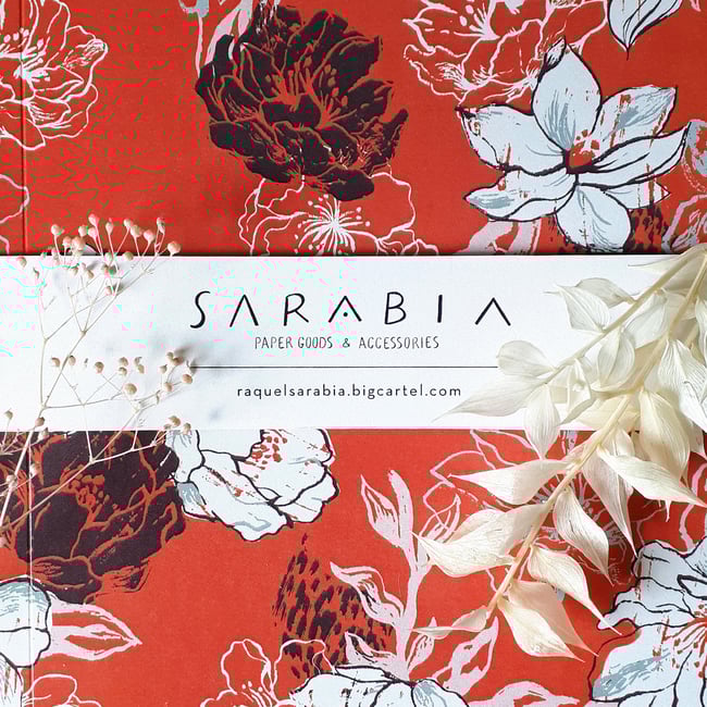 Oriental flowers notebook 