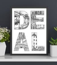 Deal Doodled Letters Limited edition A3 print