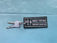 Image 2 of Drive’em Patch Key Chain 