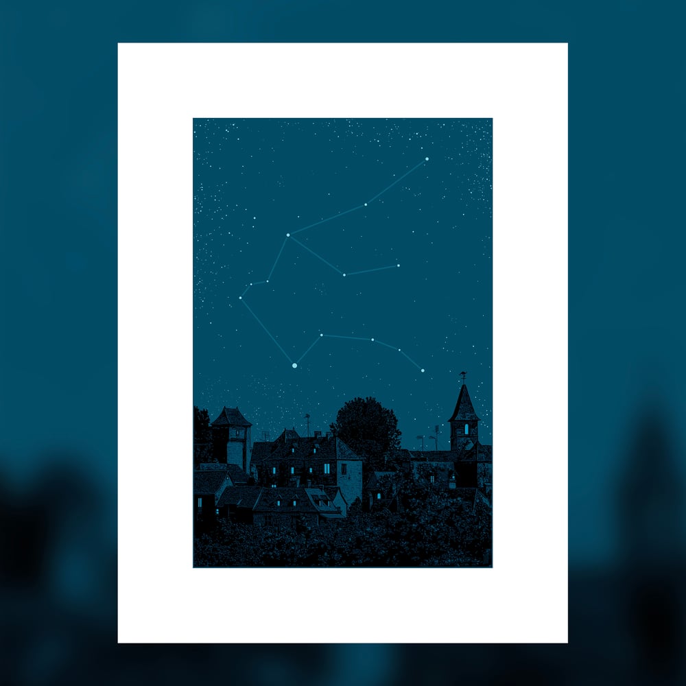 "Night on Earth" - 9 & 10 - GEMINI & AQUARIUS - 2 PRINT SET