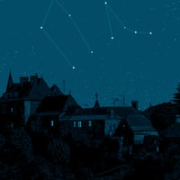 Image 4 of "Night on Earth" - 9 & 10 - GEMINI & AQUARIUS - 2 PRINT SET