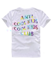 Image 1 of ANTI COOL KIDS TIE DYE WHITE
