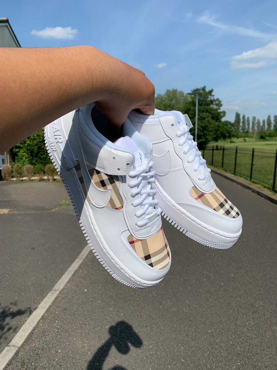Nike air force 1 shadow shop burberry