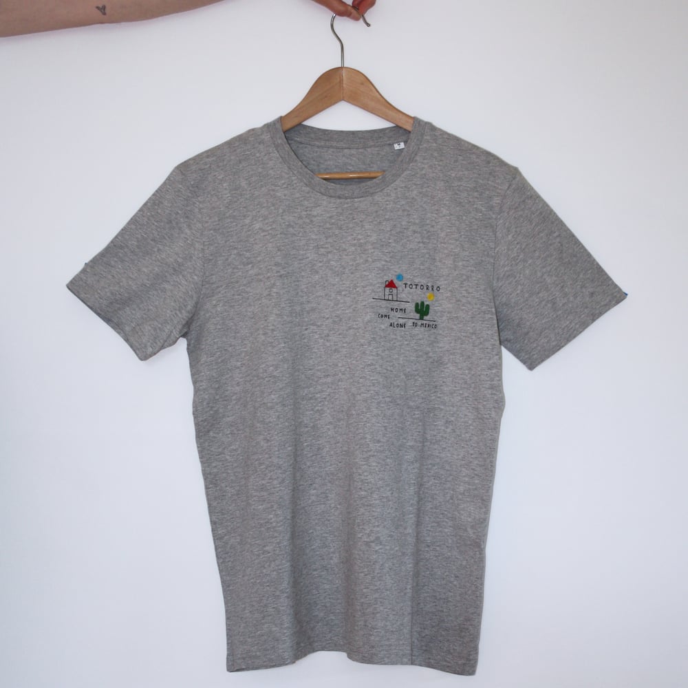 Image of Totorro "Come Alone To Mexico" embroidered tshirt (FREE SHIPPING!)