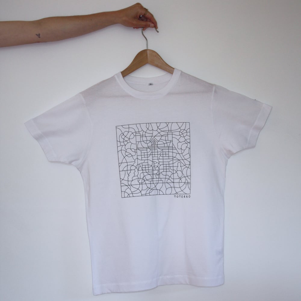 Image of Totorro "Home Alone coloriage" tshirt (FREE SHIPPING!)